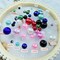 300pcs Pearl Beads 8mm Round Pearl Beads with Hole for DIY Bracelet Necklace Jewelry Making Supplies Handmade Craft(Mix Colors)